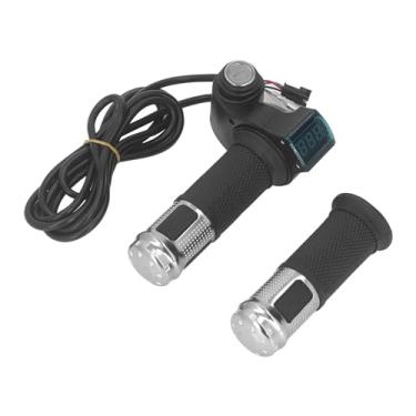 Imagem de Acelerador de Torção de Scooter Elétrico, Aperto de Acelerador de Torção de Bicicleta Elétrica Antiderrapante para Melhor Controle (Cor prata)