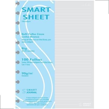 Imagem de Refil Caderno Inteligente Discos 90g 100 Fls Pauta Branca G