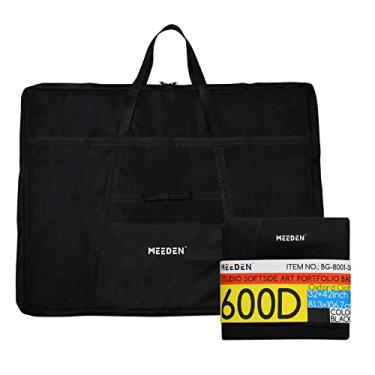 Imagem de MEEDEN Large Art Portfolio Case 32" X 42" Water-proof, 600D Oxford Cloth, Art Portfolio Bag Black, Portfolio Folder for Artwork for Artwork, Drawing, Canvas, Photography, Poster, Solar Panel