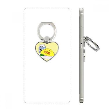 Imagem de Ilustração nutritiva de café da manhã padrão coração anel suporte suporte universal presente