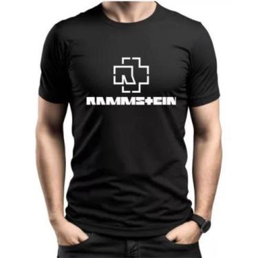 Imagem de Camiseta Camisa Rammstein Rock Banda 100% Algodão - Jmv Estampas