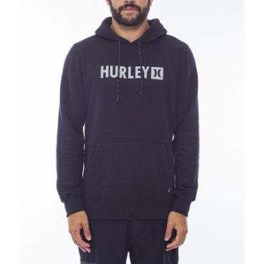 Imagem de Moletom Hurley Canguru Square WT24 Masculino-Masculino