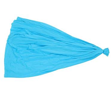 Imagem de Tecido para Rede de Ioga, Rede de Balanço para Ioga, Elástico Confortável para Iniciantes (céu azul)