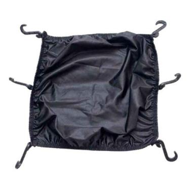 Imagem de Rede Elástica Aranha Fechada Para Capacete Moto 42x42 Preta - RTB RACI