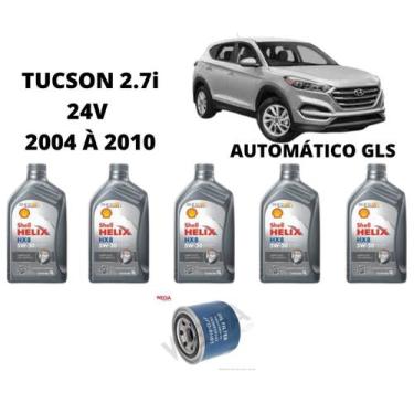 Imagem de KIT TROCA DE OLEO TUCSON 2.7i 24V 2004 À 2010 SHELL