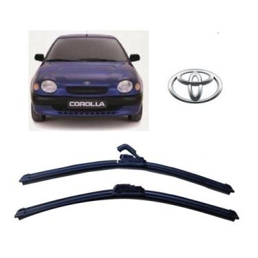 Imagem de Par de Palhetas para Limpador de Parabrisa Dianteiro Toyota Corolla an