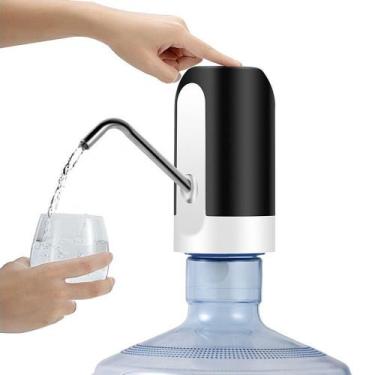 Imagem de Bomba Elétrica Para Galão Água Automatico Recarregável USB - ZEM