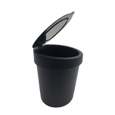 Imagem de Lixeira Plástica Pia 3,5 L Dehaus Cozinha Tampa Bancada