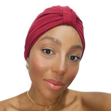 Imagem de Turbante Luxo Elegante Adulto Feminino Cores Escolha Tratamento Quimio