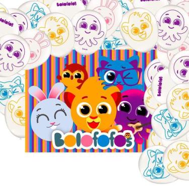 Imagem de kit Arco Desconstruído Festa Bolofofos Decoração 5m - Festcolor