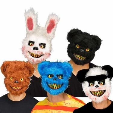 Imagem de Máscara de Terror Urso de Pelúcia Adulto de Halloween - Fantasias Caro