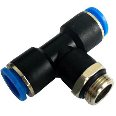 Imagem de Conexão T Macho Central 1/4 BSP x 06mm - FLUIR