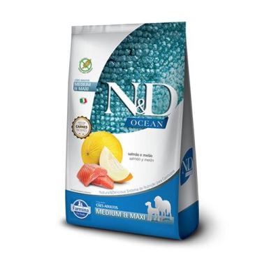 Imagem de Ração Seca ND Ocean Canine Salmão e Melão Adult Maxi Breed para Cães A