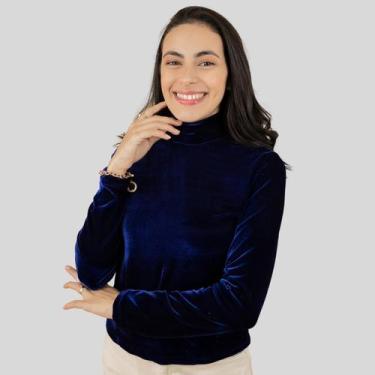 Imagem de Blusa de Veludo Segunda Pele Cacharrel Moda Feminina - Mayara Manzano,