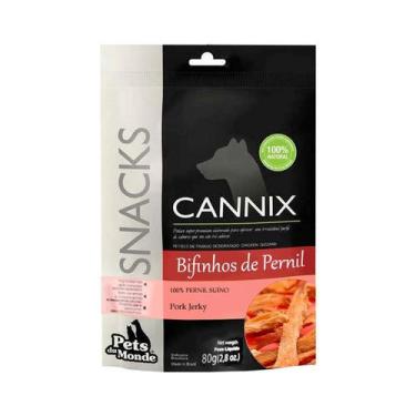 Imagem de Snacks Cannix Bifinhos de Pernil 80g para Cães