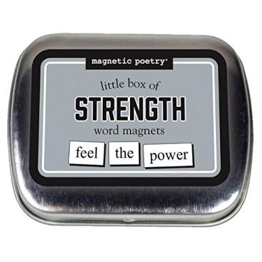 Imagem de Magnetic Poetry - Little Box of Strength Kit - Words for Refrigerator - Write Poems and Letters on The Fridge - Made in The USA