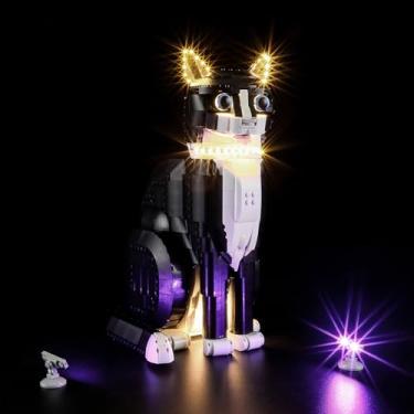 Imagem de LIGHTAILING Luz para gato de smoking 21349 - Kit de iluminação LED compatível com o mod...