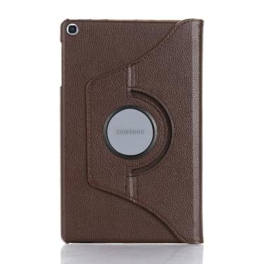 Imagem de ZZOUGYY Capa para tablet Samsung Galaxy Tab S6 Lite 10.4 SM-P610 P613 P615 P619 (versão 2020/2022), capa de couro leve ultrafina com suporte fólio para Galaxy Tab S6 Lite P610 10,4 polegadas (marrom
