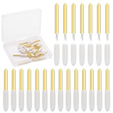 Imagem de Lâmina de ponta fina premium 40P, lâmina de ponta fina Luxiv para lâmina de corte Cricut Explore Air 1/2/3, lâminas de substituição para Cricut Maker, Maker 3 para cortar cartolina fina, vinil,