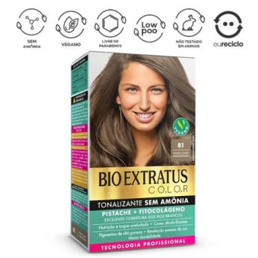 Imagem de Tonalizante Bio Extratus Louro Claro Acinzentado 81