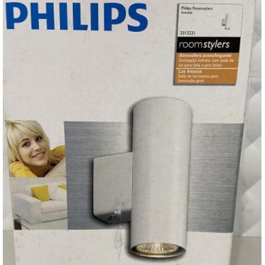 Imagem de Arandela RoomStylers Philips 2 Lâmpadas GU 10, Luminária de Parede, Lu
