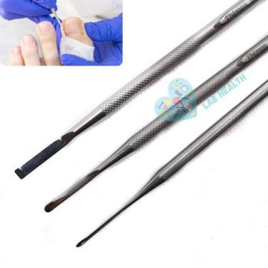 Imagem de Bisturi P/ Podólogo Kit C/ 3pcs - 206 , 209 E Formão 254 - THIMON