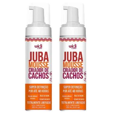 Imagem de Kit 2 Mousse Criador De Cachos Juba Widi Care Super Definição Cabelos 