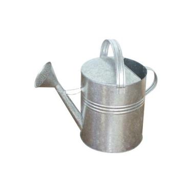 Imagem de Regador Galvanizado 10 Litros - METALFER, BRANCO