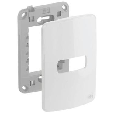 Imagem de Placa 4x2 de 1 Posição + Suporte - Composé - WEG, Branco
