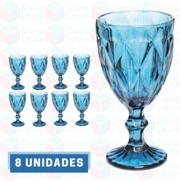 Imagem de 8 Taça Diamante Azul 300ML Casamento Drinks - Ecos, Diamante