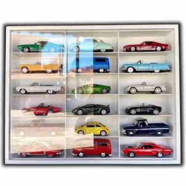 Imagem de Expositor 18 Nichos - Escala 1:24 carrinhos - cod 24001 - MAG ART STOR