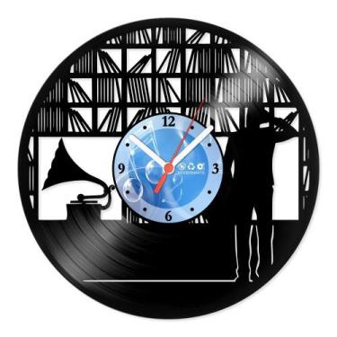 Imagem de Relógio De Parede Disco Vinil Música - Coleção Vinil - VMU-026 - Moder