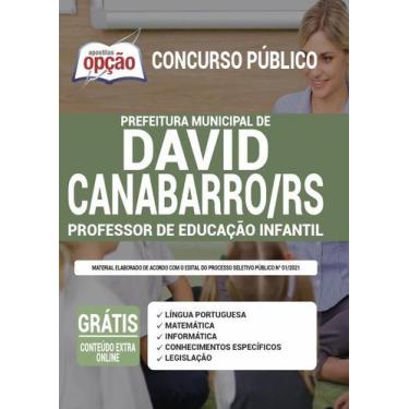 Imagem de Apostila Prefeitura de David Canabarro - RS - Professor de Educação In