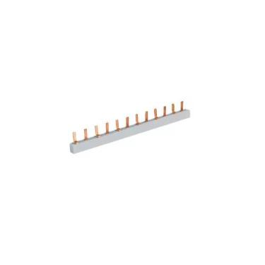 Imagem de Pente de barramento - 3p - 63a - 22.5cm - (12 pinos) - (pct com 10 pçs