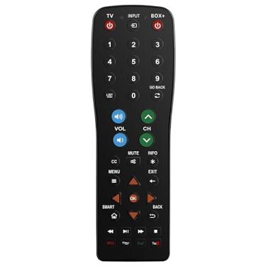 Imagem de Controle remoto universal à prova d'água para TV, sistema de áudio, caixa de cabo/satélite, leitor de DVD, Roku TV, Apple TV, fácil de limpar - 2 em 1