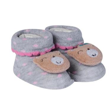 Imagem de Meia Bebê Pantufa Macia  Divertidas Recém-Nascido Menina - GPM  Shoes 