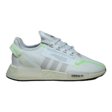 Imagem de adidas Sapatos casuais masculinos NMD R1 V2, Branco/Branco/Limão, 13