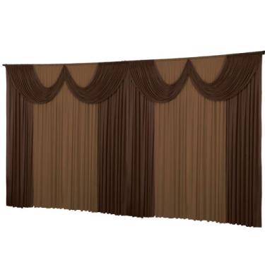 Imagem de Cortina De Malha Helanca Paris Igreja Festas Eventos 10 metros - Denni