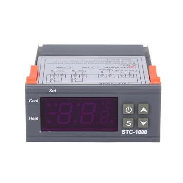 Imagem de STC-1000 Termostato de Aquecimento do Controlador de Temperatura Digital Com Sensor para Eletrodomésticos e Equipamentos Industriais (110-220VAC)