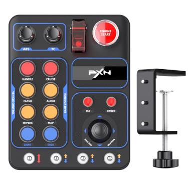 Imagem de PXN CB1 Racing Button Box PC USB Simulation Racing Instrument Center Control Button Box Multi-function 30 Programmable Buttons for PC/V9 gen2, Adjustable RGB Lighting, For Truck ETS2 Hub Sim racing