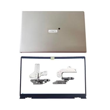 Imagem de Capa traseira LCD de substituição para laptop tampa traseira com dobradiças moldura frontal para Dell Inspiron 15 3510 3511 3515 3250 3525 DDM9D 0DDM9D 9WC73 09WC73 Prata