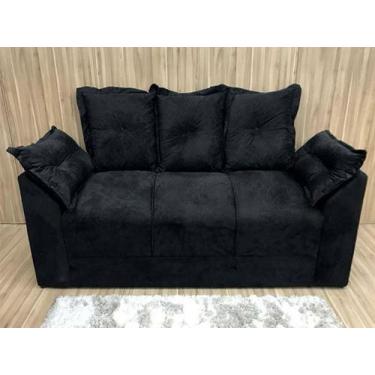 Imagem de Sofá 2 e 3 Lugares Confort Refúgio - Alpoim, Preto, 3 Lugares