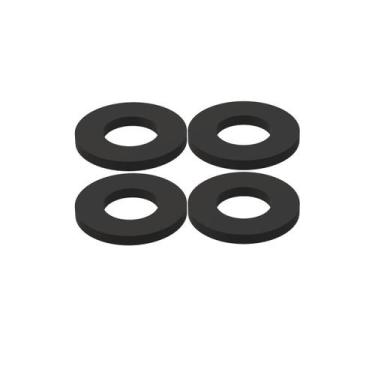 Imagem de Kit 4 arruelas de plástico Para Parafuso Bolha Carenagem Moto 10x5x1 C