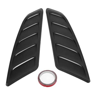 Imagem de Hood Air Vent, 2pcs Car Bonnet Vent Tampa Leve Mini Design Requintado Item Decorativo Aparência única para 2015-2017
