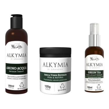 Imagem de Grandha Alkymia Kit Água Polarizada Argila Verde E Green Tea