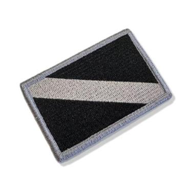 Imagem de BD0175-002 Bandeira Mergulhador Patch Bordado 7,5x5,0cm - BR44