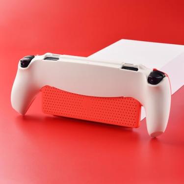 Imagem de UYIYE Thin Fit Designed for PlayStation Portal Remote Player Case (white+red)