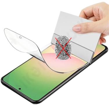Imagem de CUFEREDU Película de hidrogel fosca anti-impressão digital para Samsung Galaxy A56 5G 6,7 polegadas Protetor de tela flexível TPU Desbloqueio de impressão digital antirreflexo, antirreflexo, vidro não