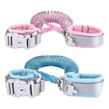 Imagem de Pulseira Guia Infantil Segurança Anti Perda Criança C/ Chave - Baby Wa