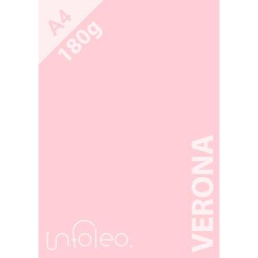 Imagem de Papel Color Plus A4 180g Verona (Rosa Bebê), 50 Folhas